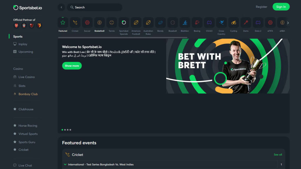 Sportsbet.io Review India