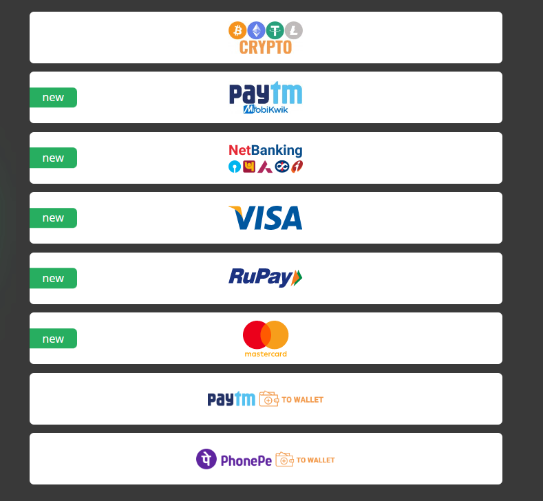 9Winz Deposit and Withdrawal options