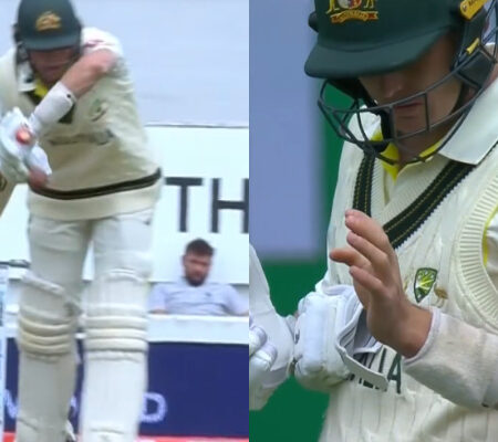 WATCH: Marnus Labuschagne gets hit on his thumb off Mohammed Siraj’s fiery bouncer