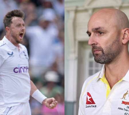 Nathan Lyon reacts to Ollie Robinson’s “No.11s” comment
