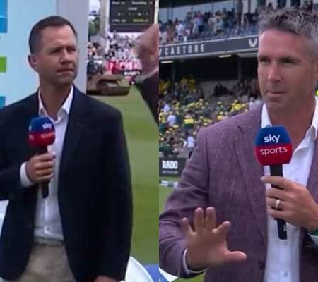 Ricky Ponting Shuts Down Kevin Pietersen In Between His Commentary