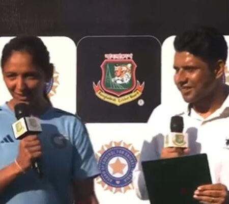 WATCH | From ‘Jemimah’ to ‘Harmanpreet’: The Presenter’s Slip-Up and Indian Captain’s Mic Drop Moment