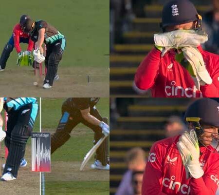 WATCH | Jos Buttler’s Misjudgment: England’s Regrettable LBW Review Mishap on the Pitch