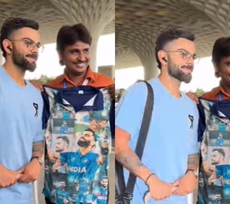 WATCH | Virat Kohli’s Heartwarming Airport Moments: Posing with Fans Ahead of Asia Cup 2023 Camp Departure
