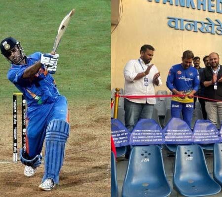 MCA’s Iconic Auction: Seats Where Dhoni Hit 2011 World Cup Winning Six to Fund Scholarships for Emerging Cricketers