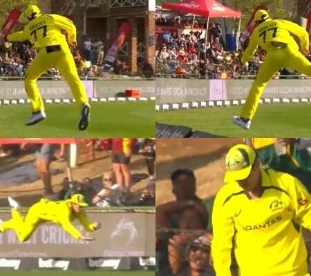 WATCH | Sean Abbott’s Spectacular Boundary Catch Shines in the SA Vs AUS 3rd ODI Match