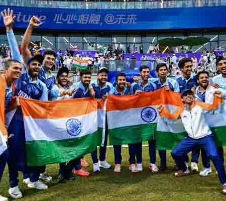 India Clinches Gold Medal in Men’s Cricket at Asian Games; Cricket Fraternity and Fans React