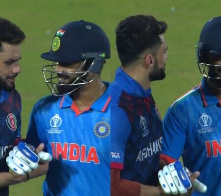 WATCH | Rivalry Put to Rest: Virat Kohli and Naveen-ul-Haq Hug It Out During the ICC World Cup India Vs. Afganisthan Clash