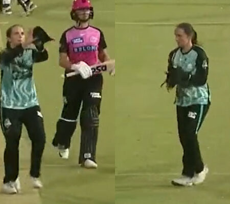 WATCH | Sydney Sixers Granted Five Runs: Amelia Kerr’s Towel Catch Results in Penalty in WBBL 2023