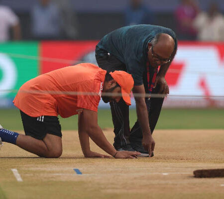 ICC Assessment: Kolkata’s Eden Gardens Pitch for Semifinal Labeled ‘Average
