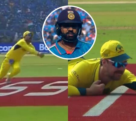 WATCH | Stunning Catch by Travis Head Ends Rohit Sharma’s Promising Knock in the India vs. Australia World Cup Final