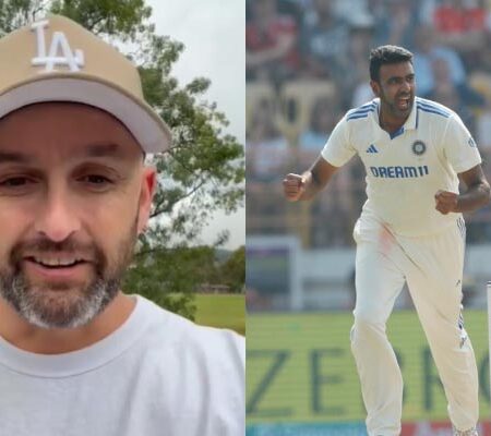 WATCH | Nathan Lyon Extends Congratulations to Ashwin on 500 Test Wickets