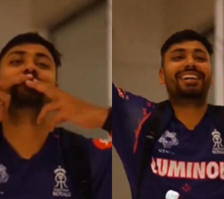 WATCH | Rajasthan Royals Celebrate Avesh Khan’s Memorable 0*(0) in Style – Cheers, Laughter and a Big Shimron Hetmyer Hug