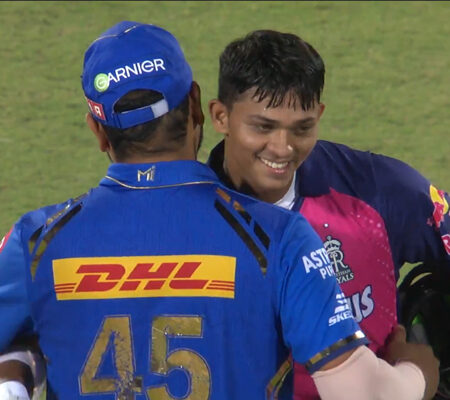 WATCH | Rohit Sharma’s Encouraging Hug for Yashasvi Jaiswal Amidst IPL 2024 Comeback