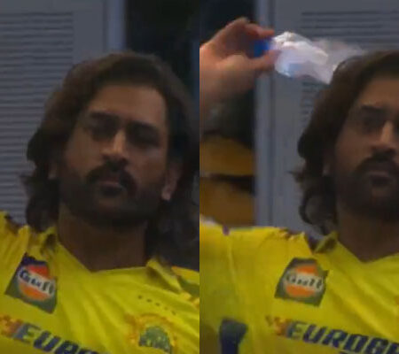 WATCH | MS Dhoni Loses His Cool; Reacts to Cameraman and Pretends to Throw Bottle During CSK vs LSG Clash