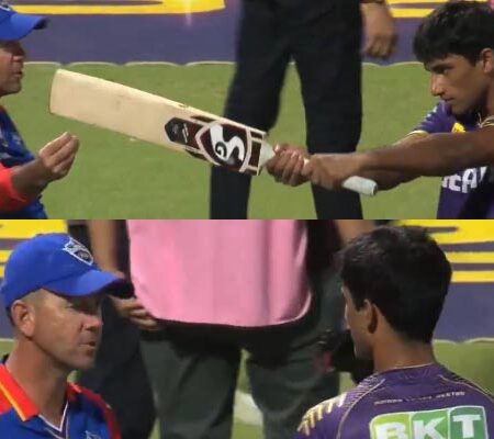 WATCH | KKR’s Angkrish Raghuvanshi Receives Effective Pull Shot Tips from Ricky Ponting