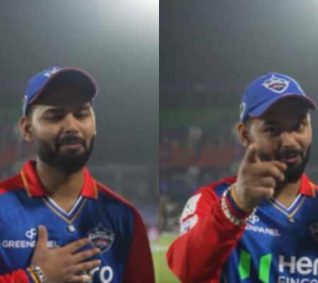 WATCH | Rishabh Pant Offers Heartfelt Apology to Cameraman Accidentally Hit During DC vs GT Clash