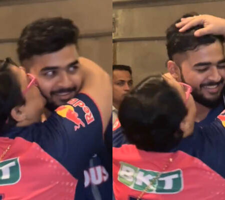 WATCH | Riyan Parag and His Mother’s Heartwarming Video as They Embrace and Celebrate Victory Against MI