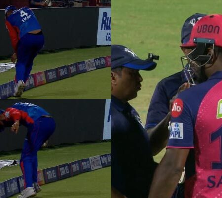 WATCH | Shai Hope’s Catch Sparks Controversy, Ends Sanju Samson’s Innings at 86