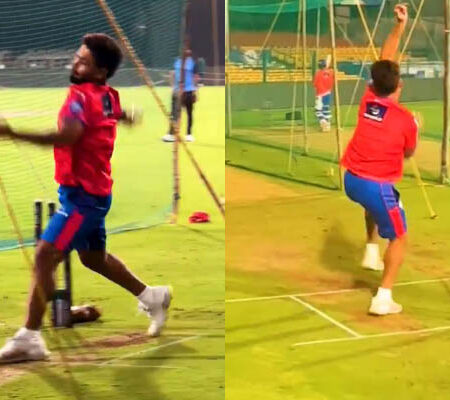 WATCH | DC Captain Rishabh Pant Tries Hand at Pace Bowling Ahead of Delhi’s Match Against RCB