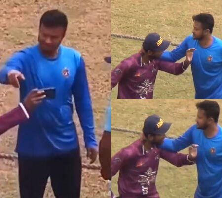 WATCH | Shakib Al Hasan Angrily Grabs Fan By Neck, Threatens to Slap Him After Being Asked For a Selfie