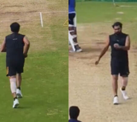 WATCH | Hours After India’s Defeat, Mohammed Shami Bowls to Assistant Coach Abhishek Nayar in Nets at Chinnaswamy Stadium