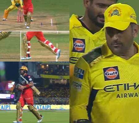 WATCH | MS Dhoni’s Lightning-Fast Stumping Ends Phil Salt’s Knock at 32