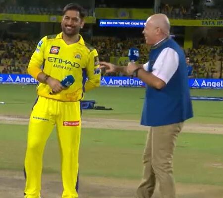 WATCH | MS Dhoni’s Cheeky Toss Comment Leaves Fans Wondering About IPL Future